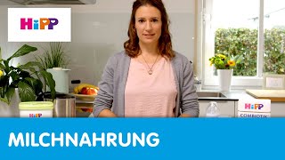 Milchnahrung Die richtige FläschchenZubereitung [upl. by Nidak]