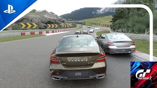 GT7  Daily Race A  Sardegna  Road Track  C Reverse  Genesis G70 33T AWD Performance Package [upl. by Erich726]