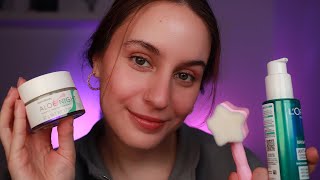 ASMR 🌸 Tratamiento Facial cremas mascarillas masajes [upl. by Audra]