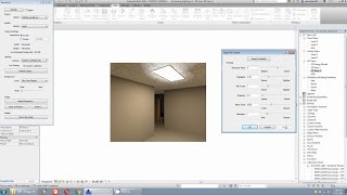 revit  render pencahayaan interior [upl. by Schoening]