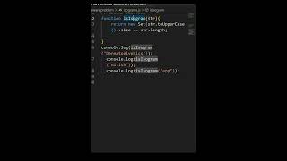 JAVASCRIPT ISOGRAM PROBLEM  CODEWARS PROBLEM [upl. by Hsina967]