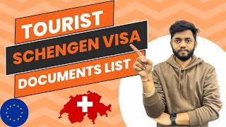 Schengen Tourist Visa Documents Checklist Step by Step Guide  Must Watch [upl. by Fawnia]