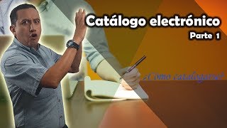 Catálogo electrónico Parte 1 ¿Cómo catalogarse [upl. by Demeter]