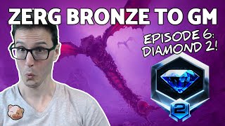 StarCraft 2  Zerg Bronze to GM 6 Muta Play in Diamond 2 B2GM [upl. by Ellerred601]