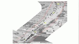 NGSIM Lankershim trajectories [upl. by Calvinna716]