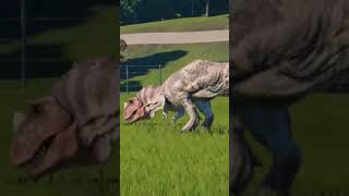 CERATOSAURUS vs CARNOTAURUS  JURASSIC WORLD  shorts [upl. by Arch848]