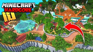 I Built A MASSIVE ZOO with Every Animal in Minecraft Hardcore [upl. by Yordan]