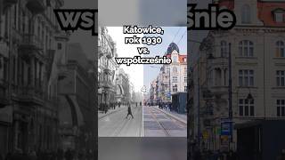 Katowice w 1930 roku i współcześnie ulica 3 Maja  Dawny Świat [upl. by Attiuqram560]