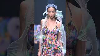 swimwear fashion show bikini balenciaga beachwear swimsuit tiktok trending model [upl. by Yrrok588]