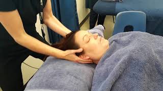 Aromatherapy head massage Lisas routine [upl. by Harned873]