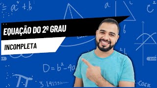 Equação do segundo grau incompleta  Misael Lins [upl. by Idnac]