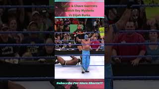 Vickie amp Chavo Guerrero Watch Rey Mysterio Vs Elijah Burke WWESmackDown [upl. by Nabe]