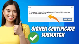 How To Fix Signer certificate mismatch error [upl. by Nilatak]