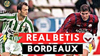 Real Betis vs Bordeaux 21 All Goals amp Highlights  1995 UEFA Cup [upl. by Lyred474]