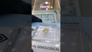 Diamond 💎 101 ct si1 yellow color diamond diamondart ytshorts mohi [upl. by Timoteo]