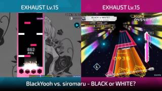 osumania VS Sound Voltex KSM  BLACK or WHITE [upl. by Leopoldeen]