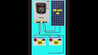 Energy MPPT 70 AMP non hybrid solar charge controller 1224 Volte connection [upl. by Delcina]