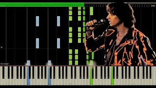 11th Dimension  Julian Casablancas  Piano Tutorial  Sheet Music [upl. by Eednil345]