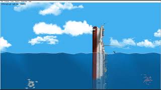 sinking the britannic the second time Ep 2 FLOATING SANDBOX [upl. by Aluor]