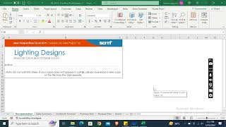 New Perspectives Excel 2019  Module 10 SAM Project 1a  Lighting Designs newperspectives [upl. by Anialeh61]