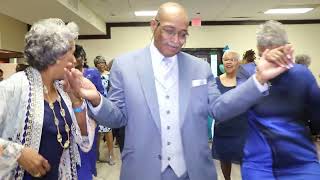 DMV Seniors Hand Dancers Channel Jenny Crawford 71st Birthday Party 61524 Pt 2 [upl. by Rehteh]