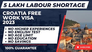 Croatia jobs Without Paying Money  Free Work Visa 2024  Jobs in Croatia  Lets Move Abroad [upl. by Enohsal]