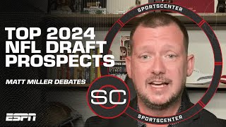 Debating top 2024 NFL Draft prospects by position 👀  SportsCenter [upl. by Arola]