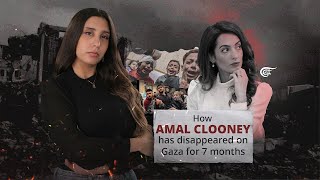 How Amal Clooney has disappeared on Gaza for 7 months [upl. by Disini]