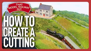 Building A Modular Model Railway Episode 25  How To Create A Cutting [upl. by Sofia]