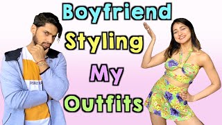 My Boyfriend Styling Me in Clothes I Regret Buying [upl. by Hilaire766]