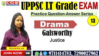 Galsworthy  Justice  Practice Questions and Answers  English Literature Ruchi Mam [upl. by Sirrom269]