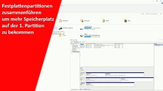 Festplattenpartitionen zusammenführen Windows 7810 Tutorial Time [upl. by Nitsuga230]