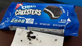 NEW Oreo cakester review snackysnack [upl. by Annahsar]