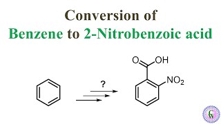 Conversion of Benzene to 2Nitrobenzoic acid [upl. by Anik507]