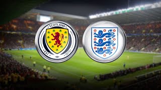 ESCOCIA VS INGLATERRA JORNADA 1 ELIMINATORIAS UEFA [upl. by Lyle]