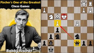 Fischers One of the Greatest Games  Letelier vs Fischer 1960 [upl. by Ohploda]