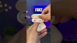 How to Identify FAKE APPLE AIRPODS  FAKE VS REAL AIRPODS PRO 2 😱apple airpods shorts [upl. by Eirollam]