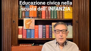 Linee guida nuove Valditara Educazione civica infanzia nuove Miur scuola asilo campi di esperienza [upl. by Flowers]