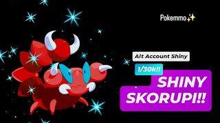 Shiny Skorupi Pokemmo  Alt Acc [upl. by Aneem]