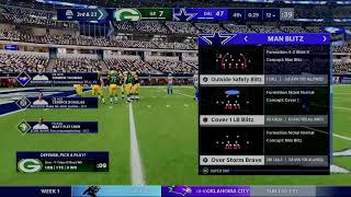 Packers  Cowboys Season 2042 Season Week 1 102324 [upl. by Prisilla993]