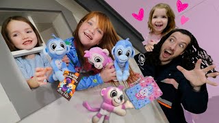 BABY MONKEY BUDDiES 🍼🐒 new Valentines Surprises from Adley amp Niko amp Navey amp Dr Mom amp Delivery Dad [upl. by Pacificia]