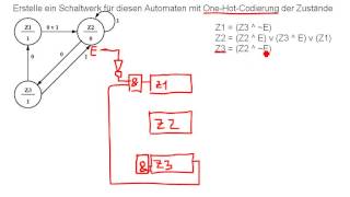 CS Schaltung aus Zustandsdiagramm [upl. by Ynoffit]