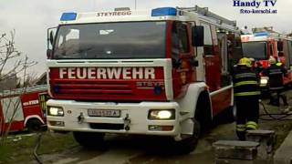 Wohnhausbrand Ein Toter bei Brand in SteyreggWMV [upl. by Koblick]