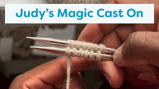 Judys Magic Cast On Tutorial [upl. by Tepper]