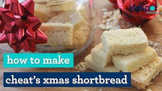 Easy recipe How to make cheats Christmas shortbread [upl. by Sucramraj]