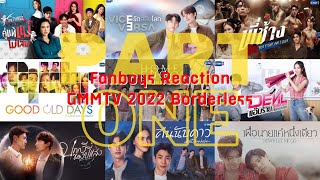 Fanboys Reaction  GMMTV 2022 Borderless EP1 [upl. by Nylirac]