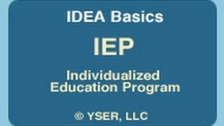 IDEA Basics IEP Individualized Education Program [upl. by Relly]