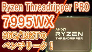 【海外リーク情報】Ryzen Threadripper PRO 7995WXのベンチリーク [upl. by Annauqahs]