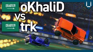 oKhaliD vs trk511  Rocket League 1v1 Showmatch [upl. by Brentt]