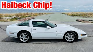 INSTALLING A HIGH PERFORMANCE CHIP IN MY C4 CORVETTE ZR1 [upl. by Shetrit]